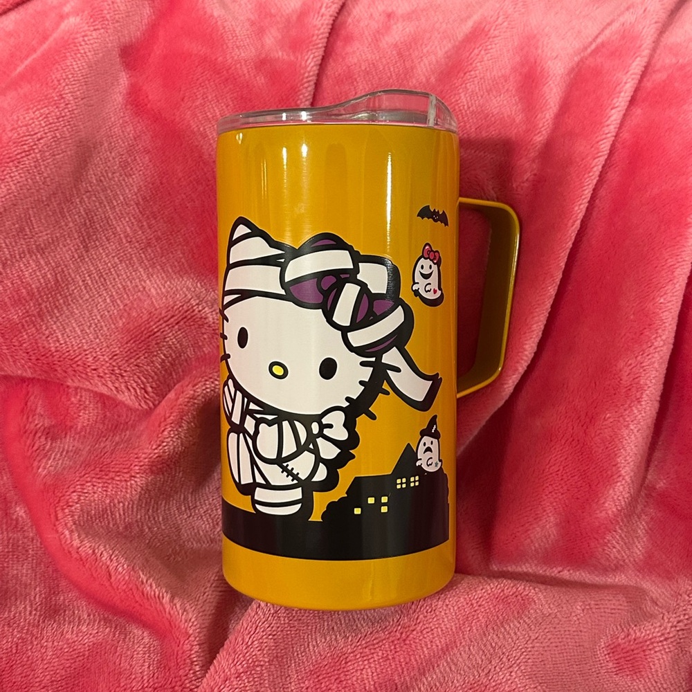hello kitty insulated halloween tumbler with handle